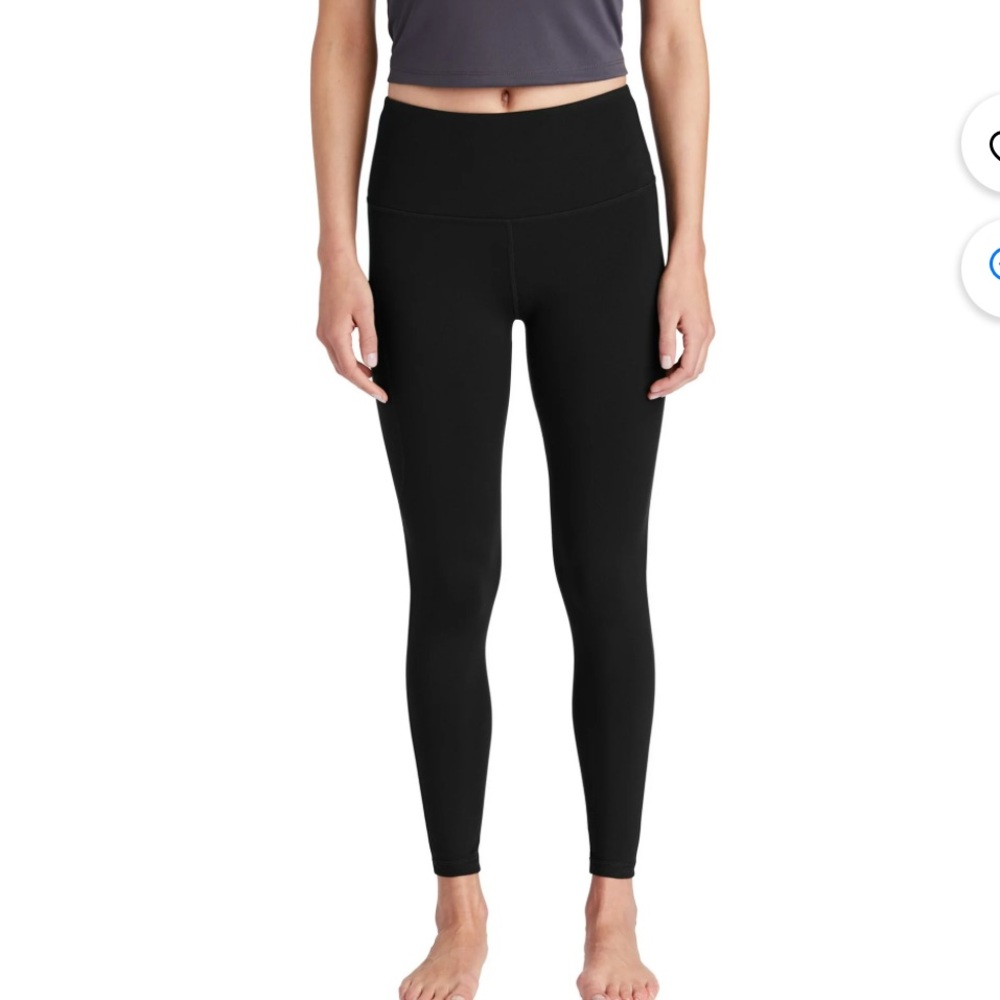 NWOT Black Sport-Tek Ladies High Rise Size L Legging